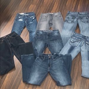 Lot of 7 pairs of brand new jeans